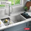 30&rdquo; Workstation Kitchen Sink Undermount&nbsp;16 Gauge&nbsp;Stainless Steel Single Bowl with&nbsp;WorkFlow&trade; Ledge and Accessories